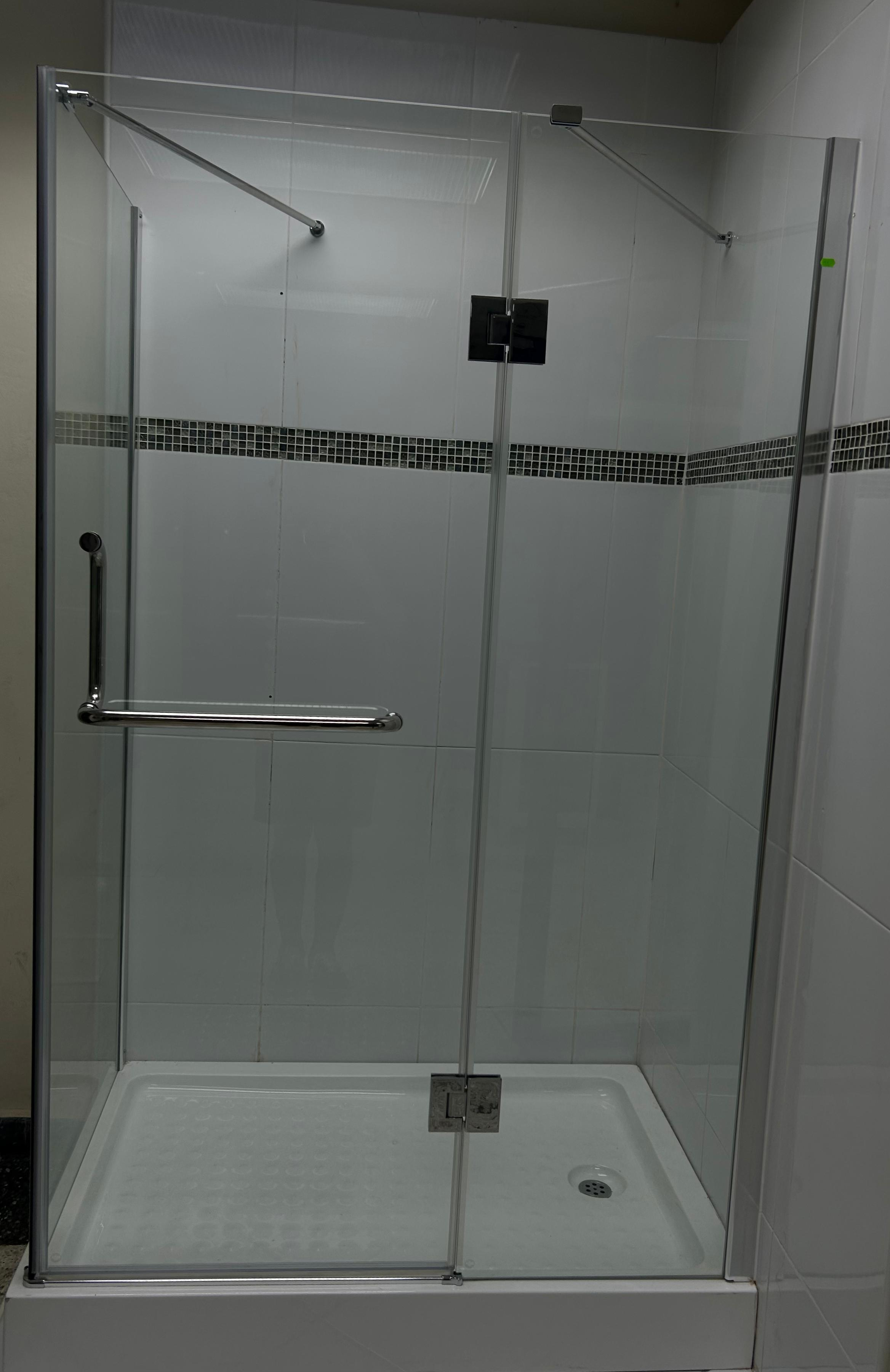 Puerta de baño abatible