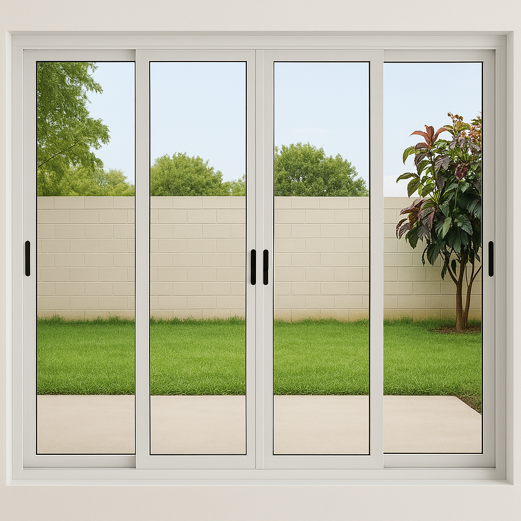 Puerta corrediza de PVC