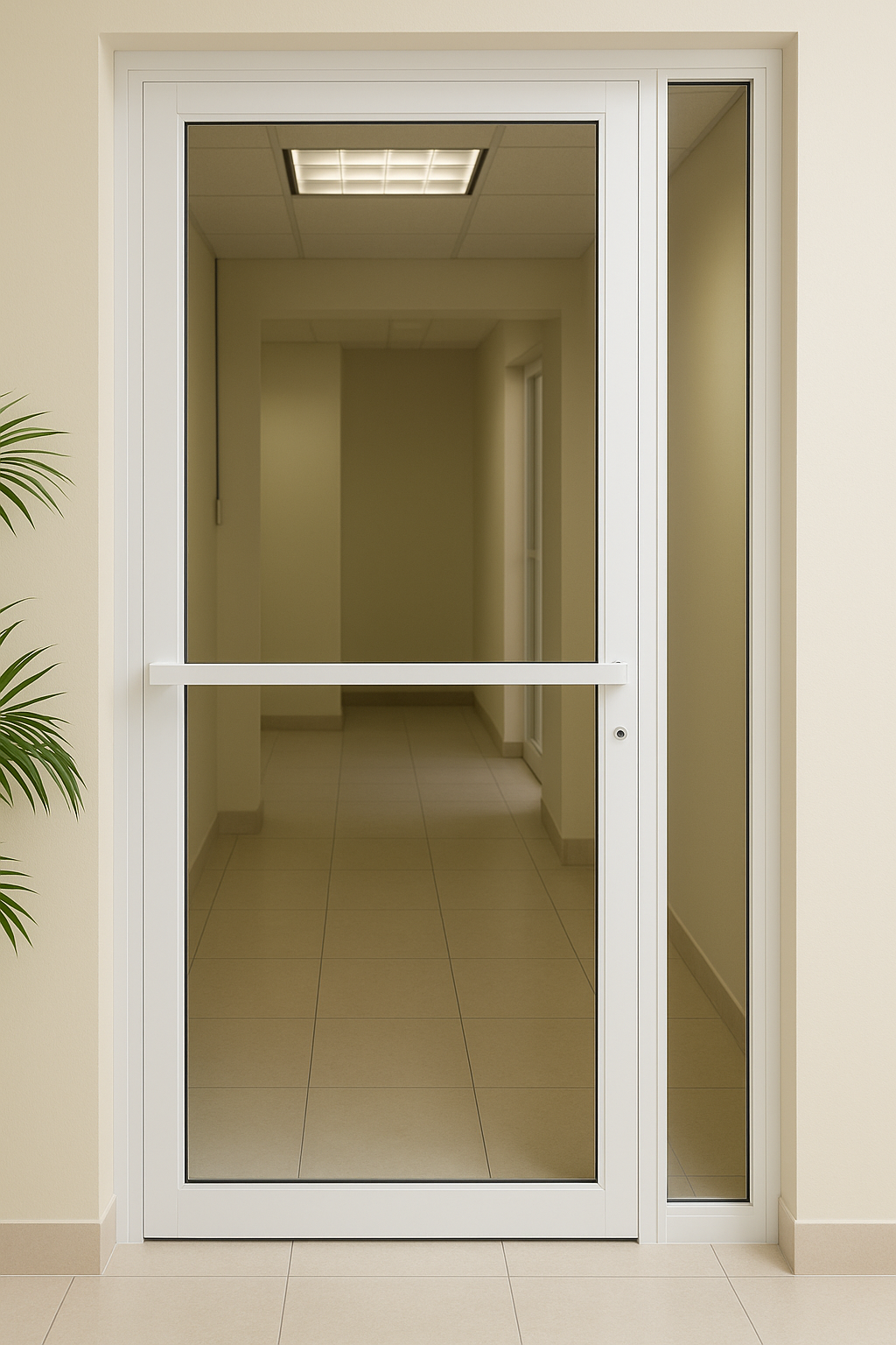 Puerta embisagrada